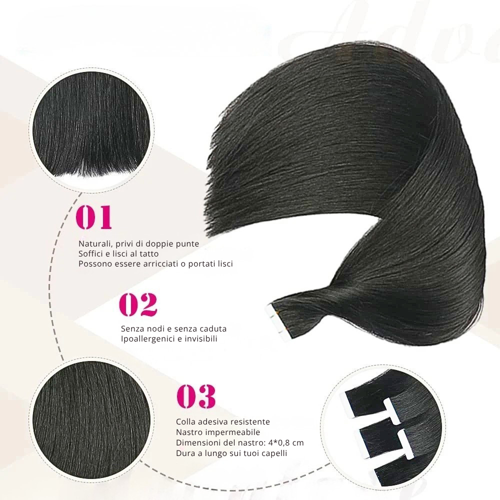 Mini Collezione di Extension di Capelli Veri
