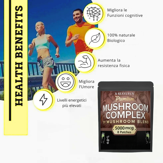 Cerotto Transdermico Nootropico ai Funghi Medicinali