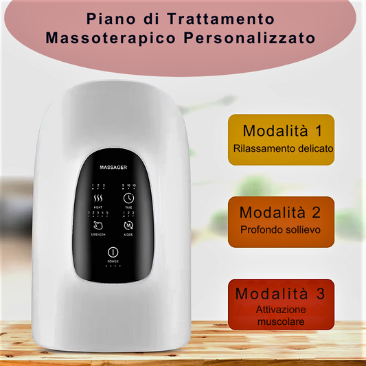 Dispositivo médico electrónico para masajes de masoterapia, shiatsu y acupuntura para manos y muñecas