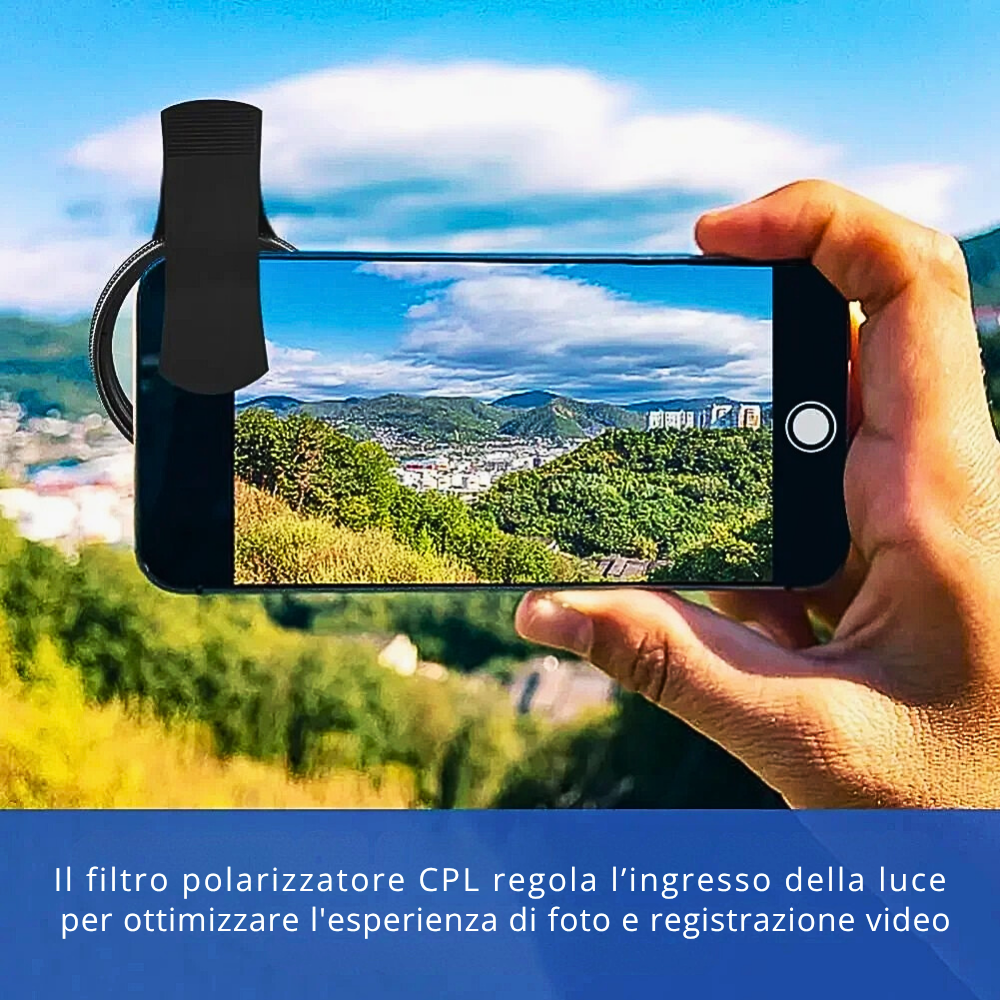 Filtro Polarizzante CPL per Smartphone