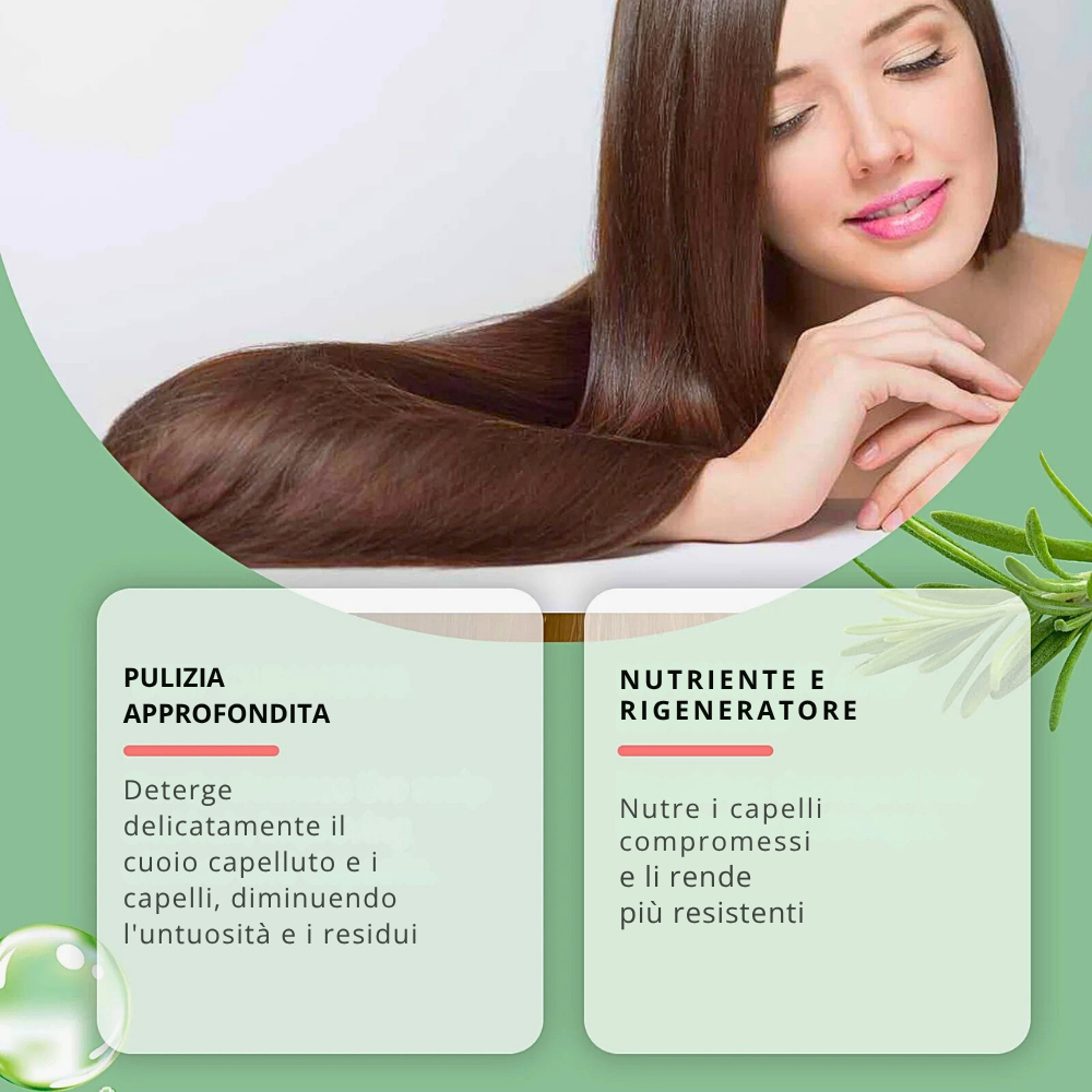 Shampoo Curativo all'Olio di Batana, Argan Marocchino e Rosmarino