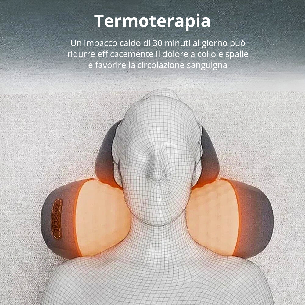 Cuscino Ortopedico Massaggiante per Dolori Cervicali