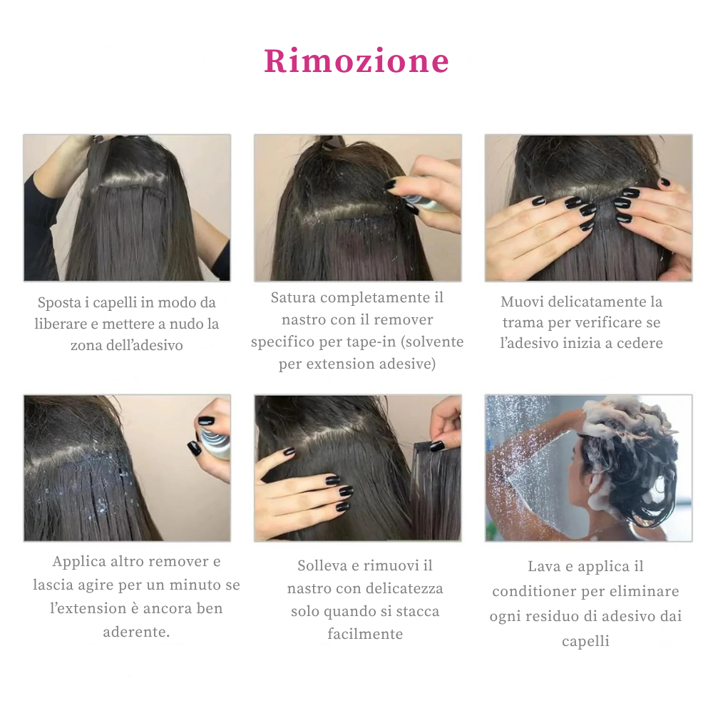 Mini Collezione di Extension di Capelli Veri