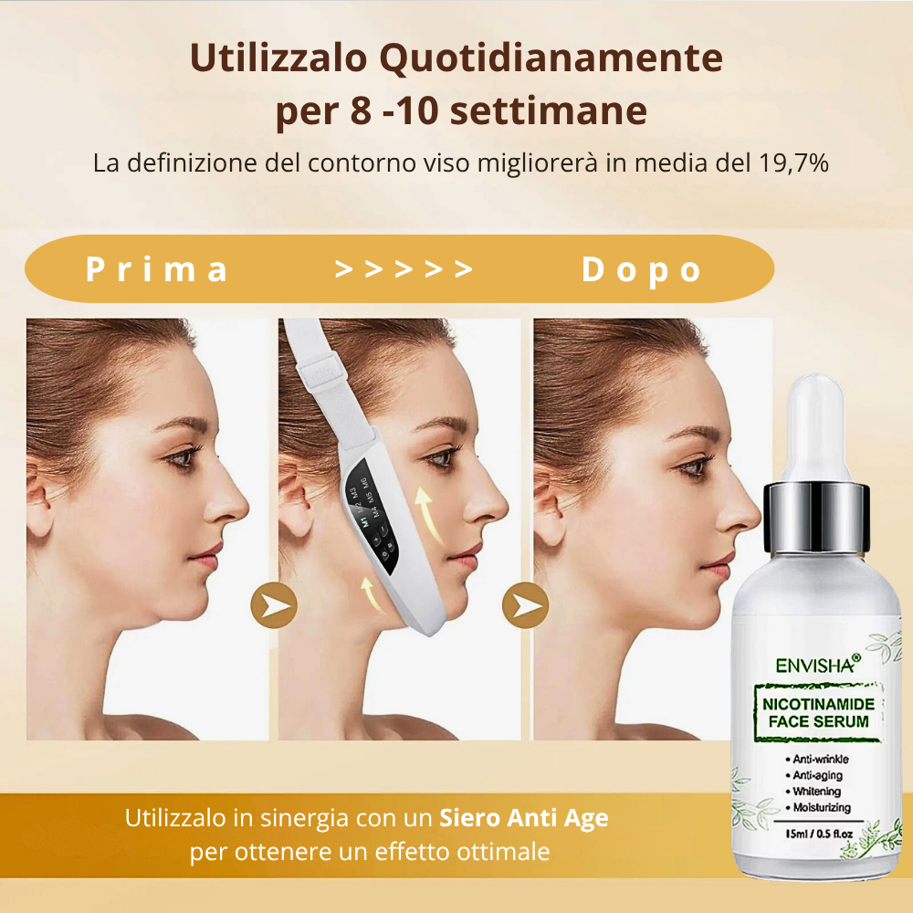 Maschera Lifting con Elettroterapia