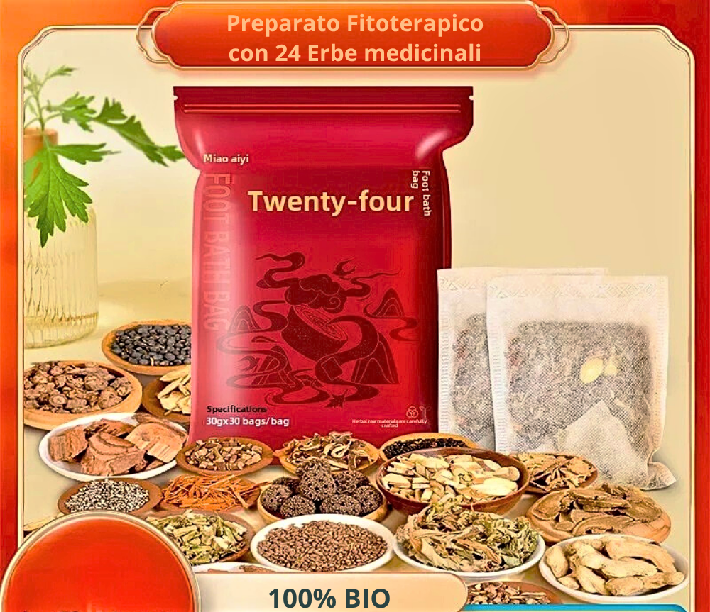 Composto Fitoterapico con 24 Erbe medicinali per Salute e Benessere