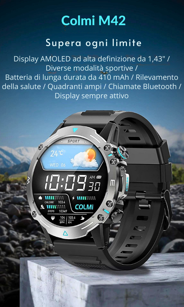 COLMI M42 Smartwatch For an Active and Connected Life in Ultra HD