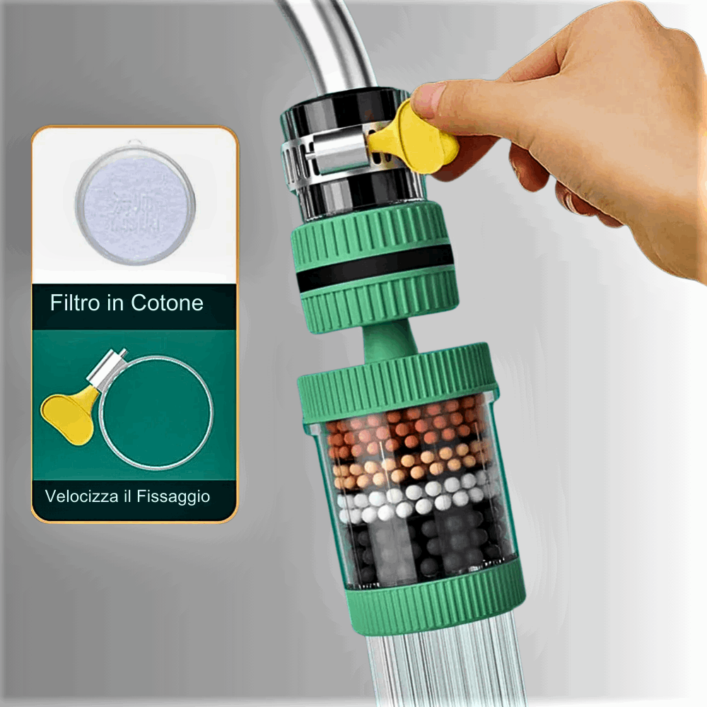 Purificatore d'acqua alle pietre bioattive