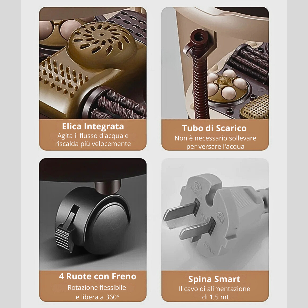 Dispositivo Massaggiante per Pediluvio