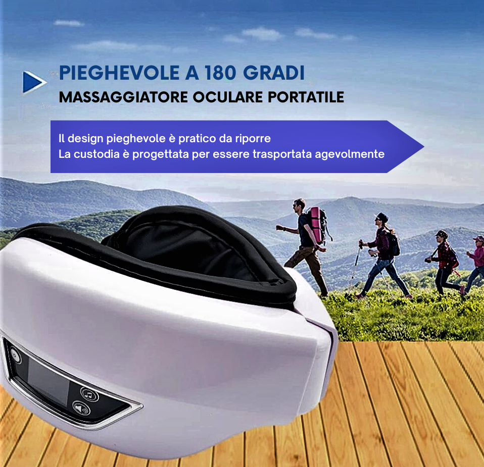 Massaggiatore Oculare con Bluetooth