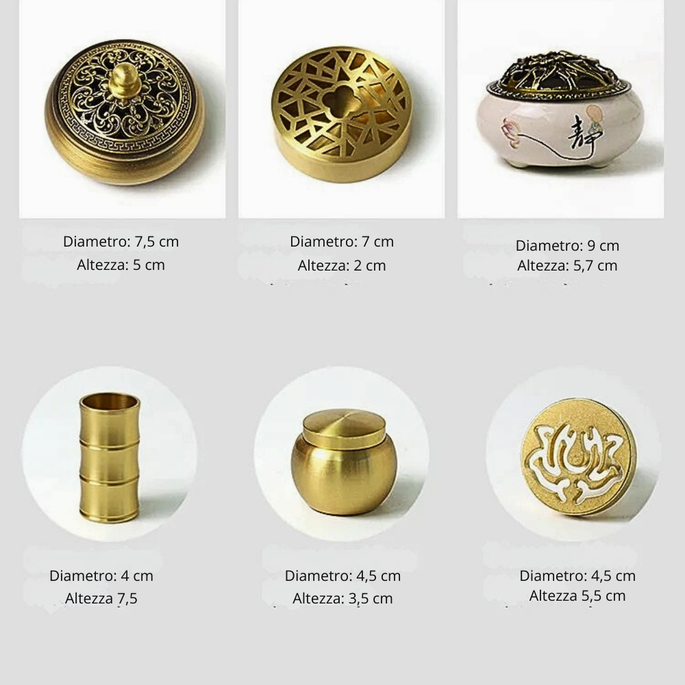 Set di Bruciatori e accessori per Aromaterapia