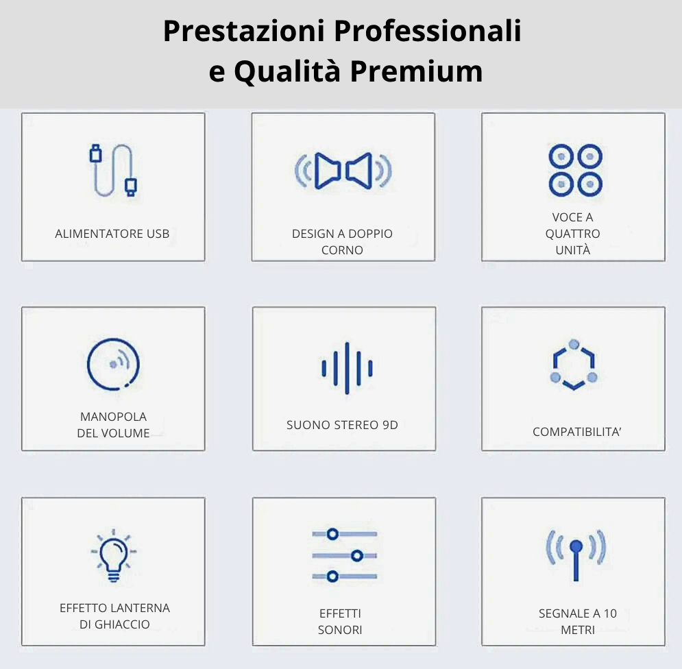 Autoparlante Home Theater 9D per Effetti Stereo Cinematografici