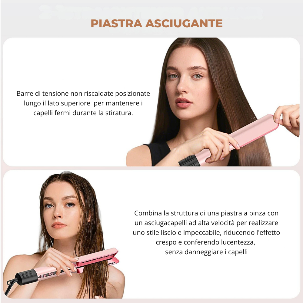 Piastra Professionale Air Straightener 2 in 1