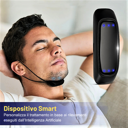 Dispositivo Inteligente Anti-Ronquidos y Anti-Apnea con Tecnología EMS e Inteligencia Artificial