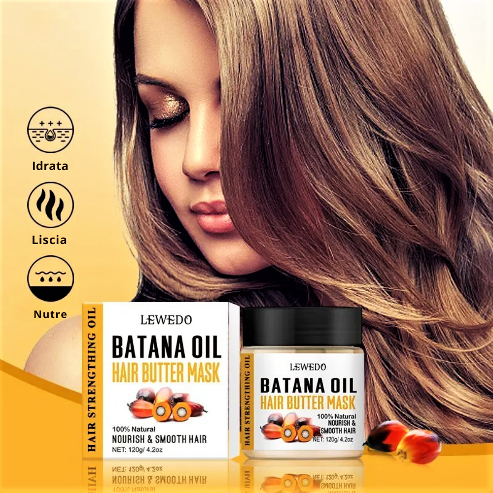 Kit Curativo per Capelli all'Olio di Batana, Rosmarino e Ricino