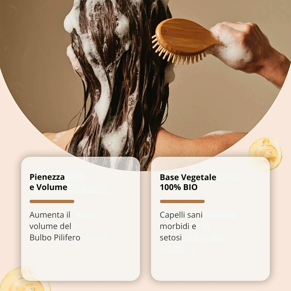 Shampoo Curativo alla Cipolla Rossa, Macadamia e Rosmarino