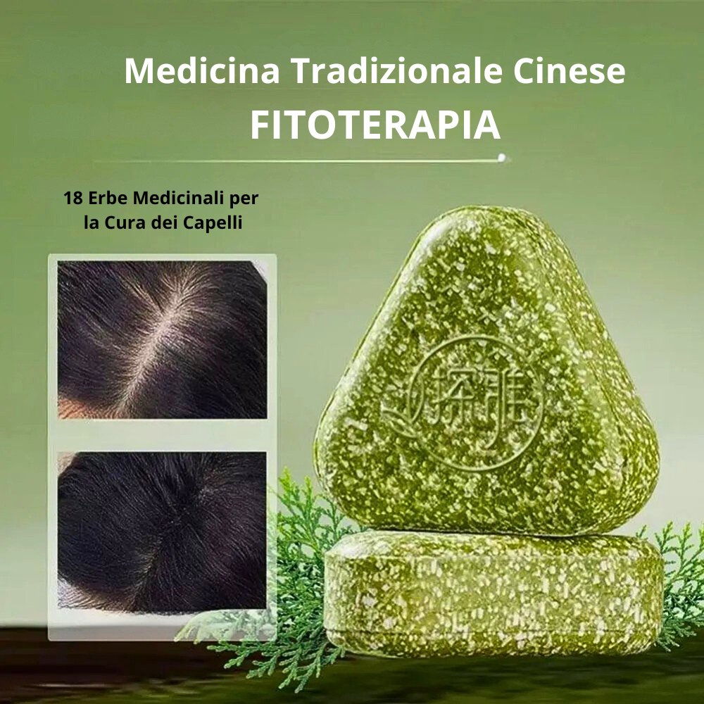 Shampoo Solido Fitoterapico alle 18 Erbe Medicinali