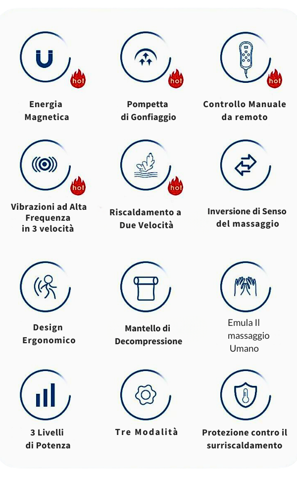 Massaggiatore Professionale Shiatsu con Infrarossi e Assenzio