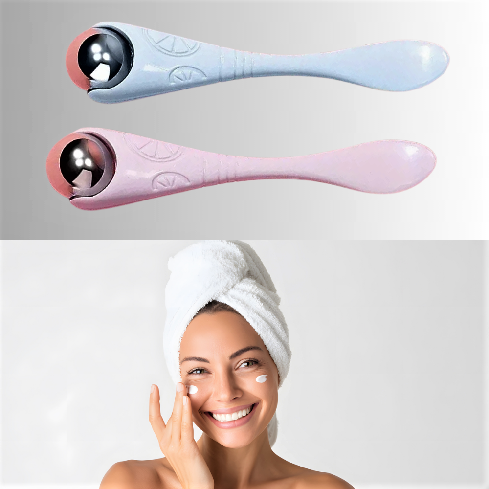 Rullo per Massaggio Perioculare 2 in 1