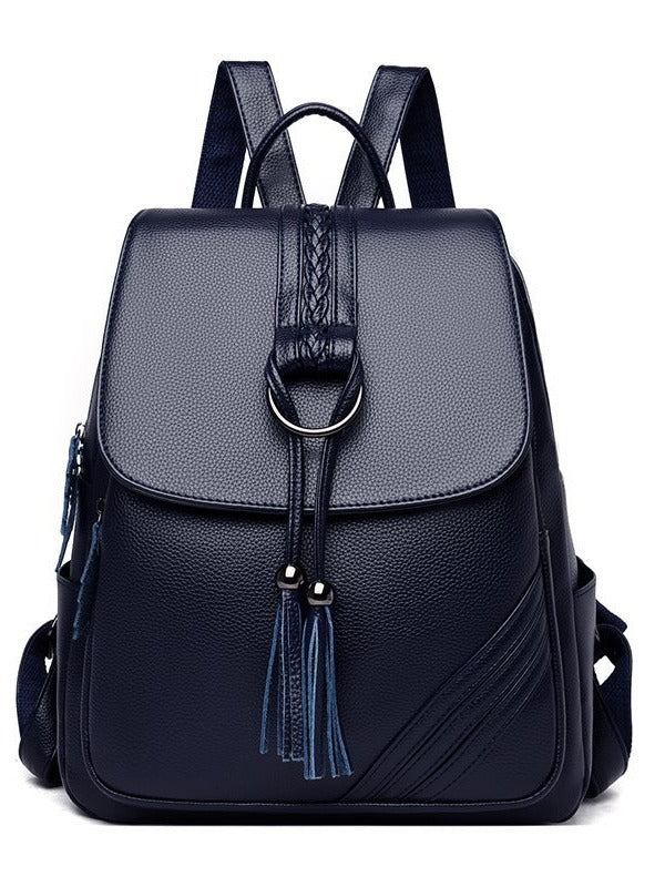 Backpack for Women, 2025 New Style, Tassel Pendant, Large Capacity Mommy Bag, Student School Bag, Outdoor Travel Bag, Export