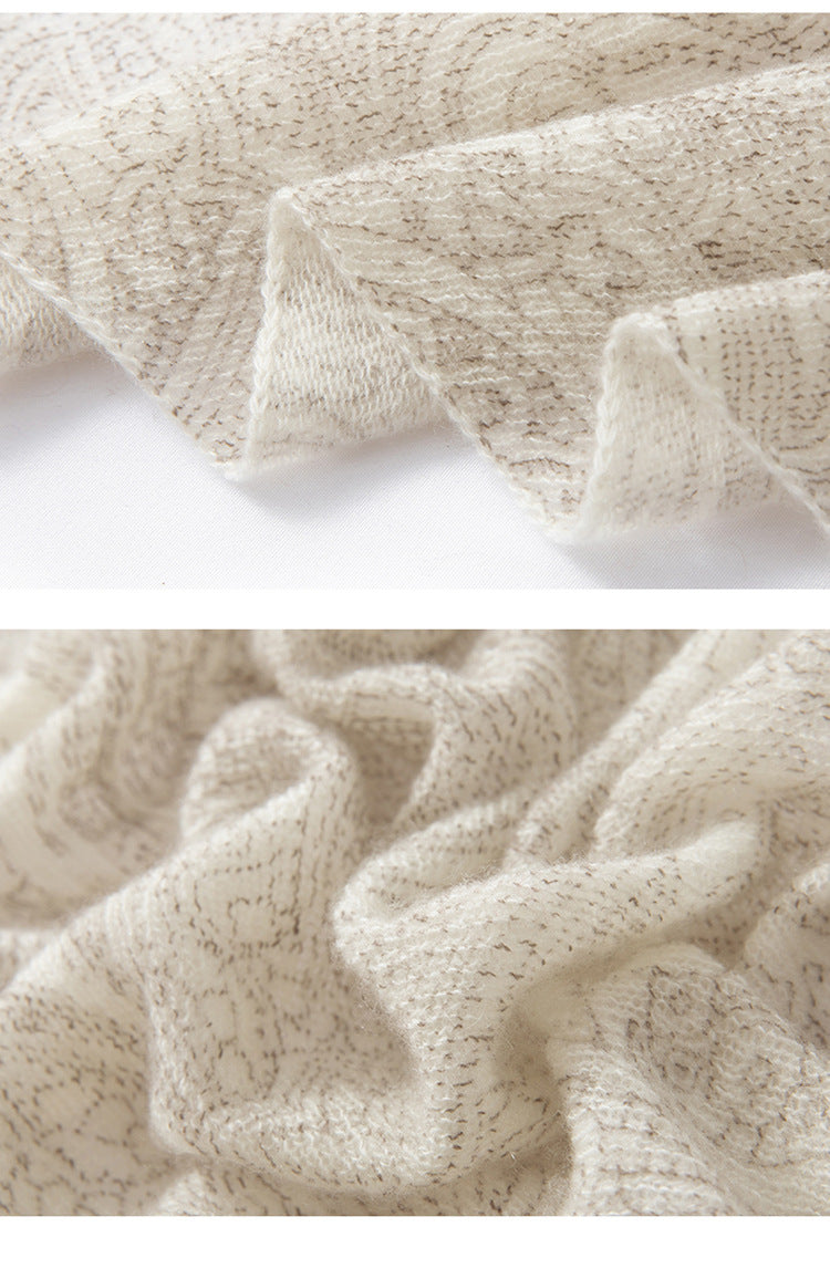 Sciarpa in Puro Cachemire Jacquard
