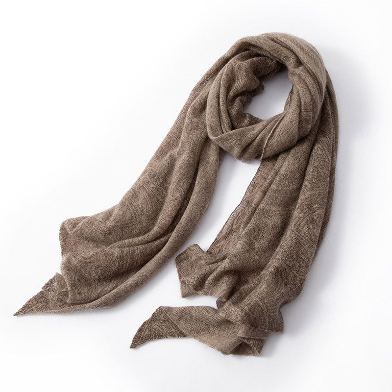 Sciarpa in Puro Cachemire Jacquard