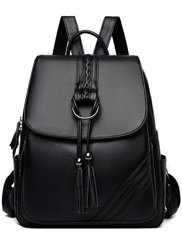 Backpack for Women, 2025 New Style, Tassel Pendant, Large Capacity Mommy Bag, Student School Bag, Outdoor Travel Bag, Export