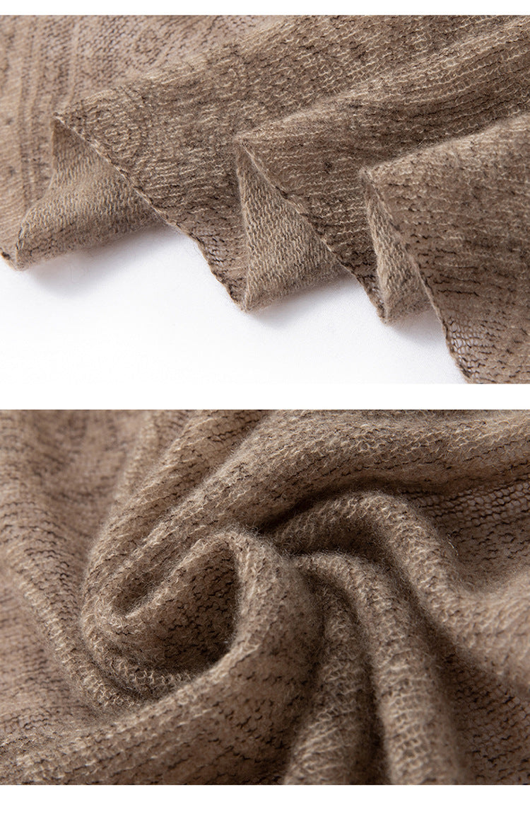 Sciarpa in Puro Cachemire Jacquard