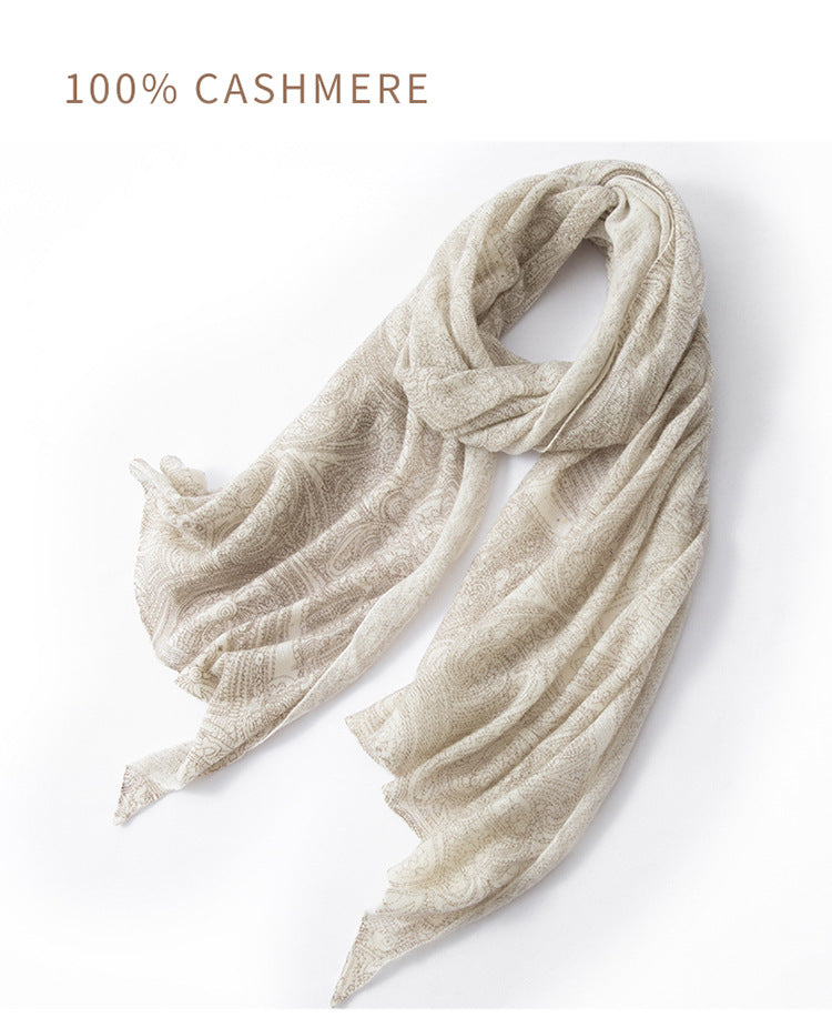 Sciarpa in Puro Cachemire Jacquard