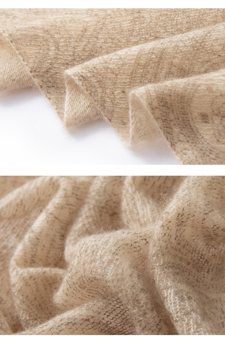 Sciarpa in Puro Cachemire Jacquard