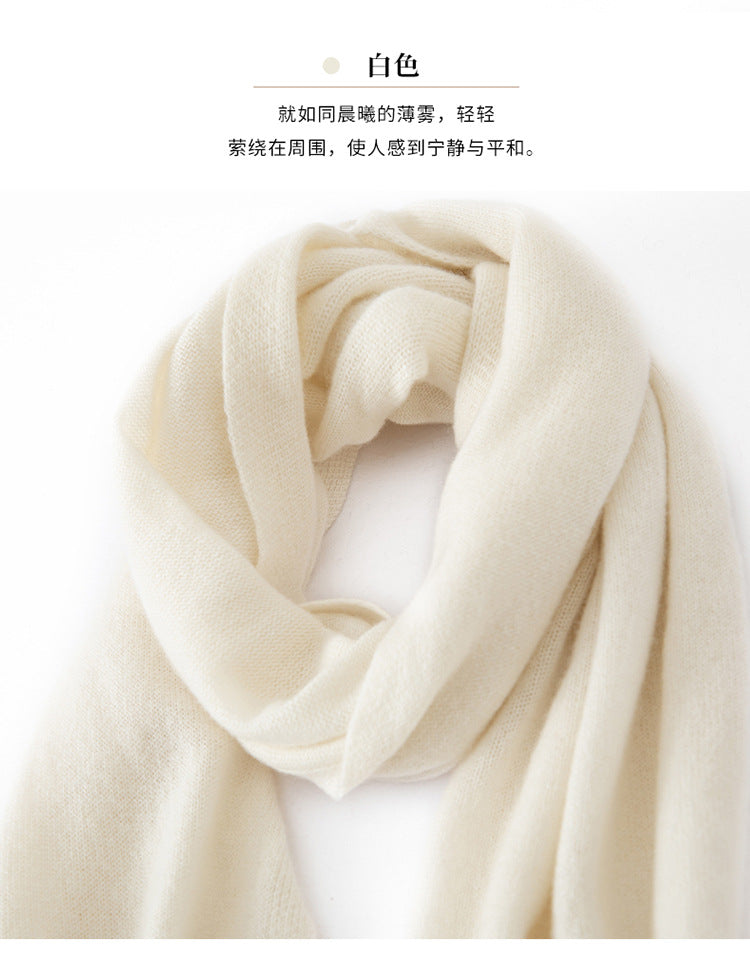 Sciarpa in Puro Cashmere in Tinta Unita