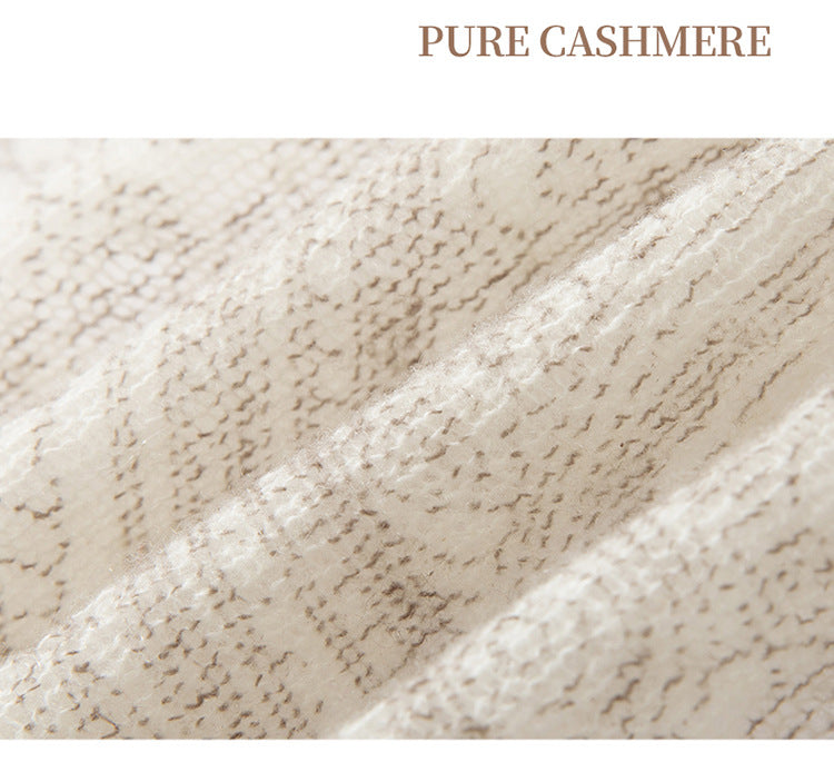 Sciarpa in Puro Cachemire Jacquard