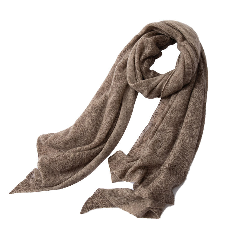 Sciarpa in Puro Cachemire Jacquard