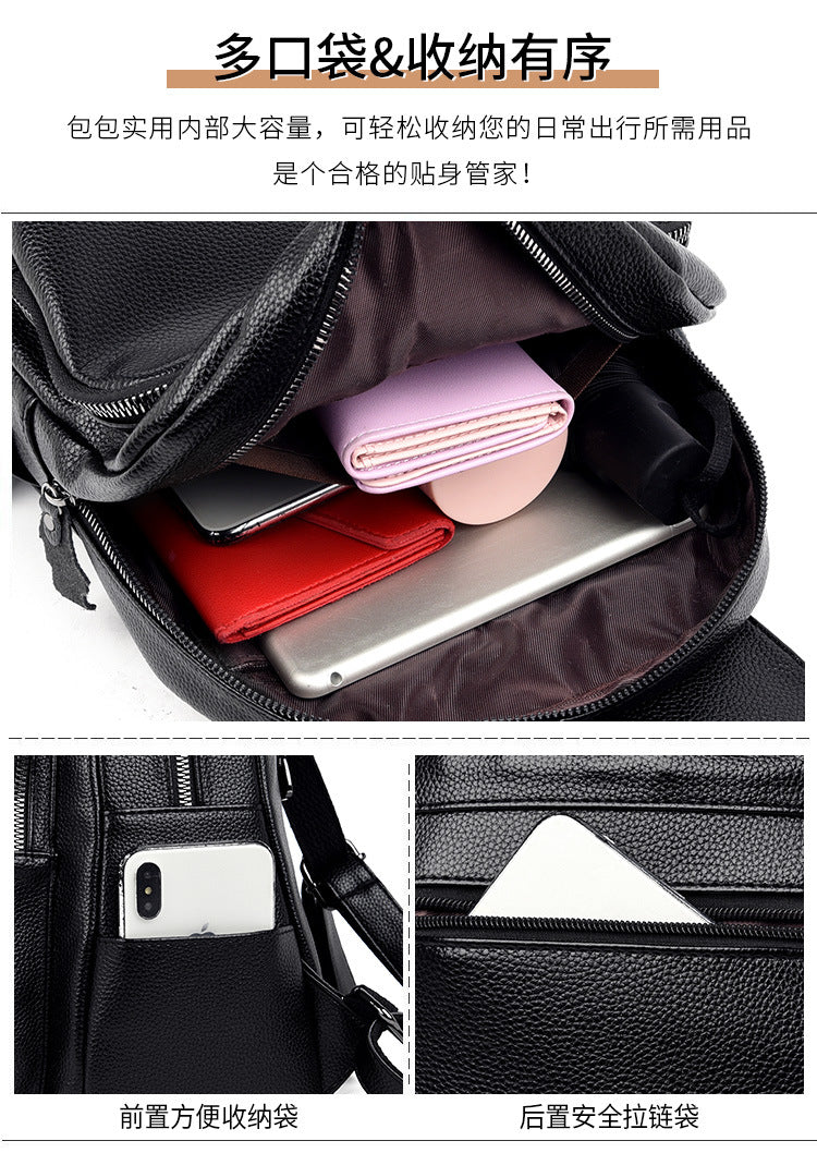 Backpack for Women, 2025 New Style, Tassel Pendant, Large Capacity Mommy Bag, Student School Bag, Outdoor Travel Bag, Export