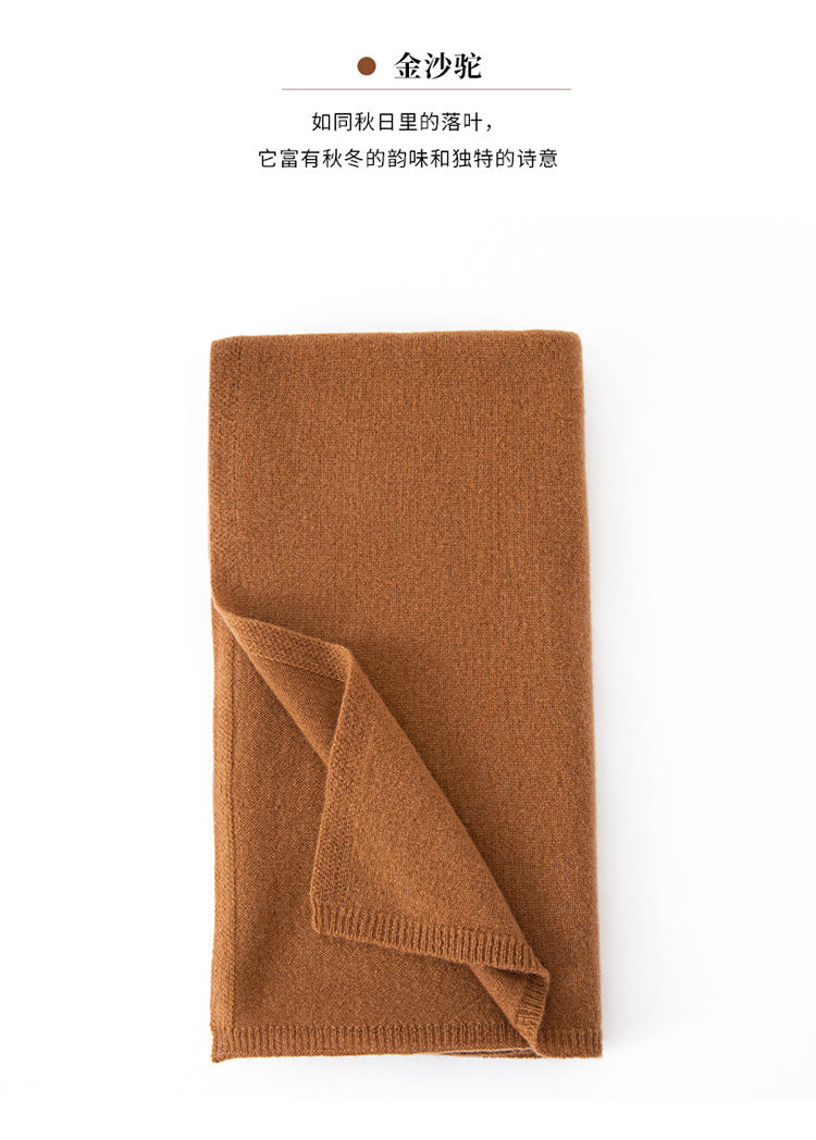 Sciarpa in Puro Cashmere in Tinta Unita