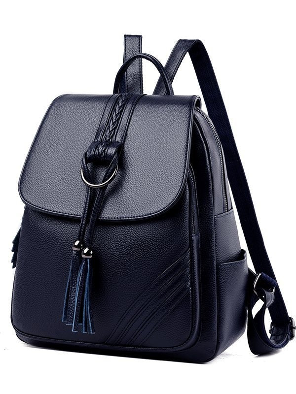 Backpack for Women, 2025 New Style, Tassel Pendant, Large Capacity Mommy Bag, Student School Bag, Outdoor Travel Bag, Export