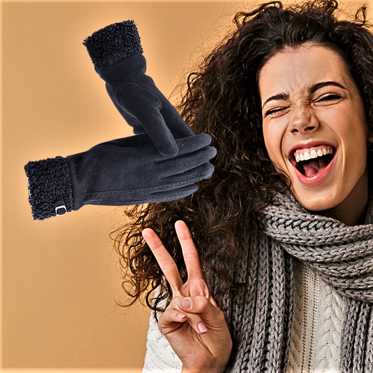 Guantes de terciopelo de ante: calidez y elegancia para el invierno