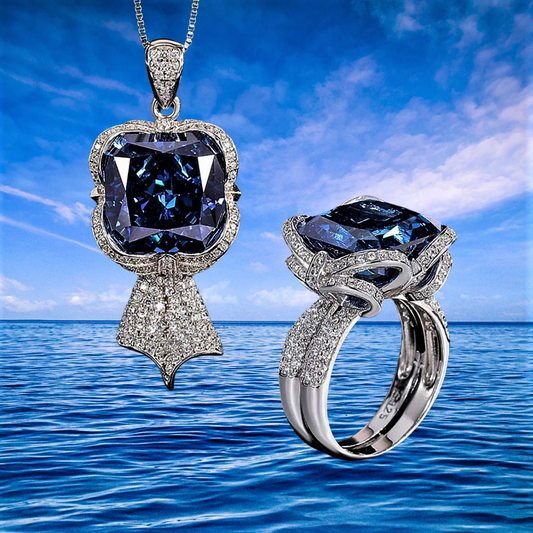 Conjunto "Blu Notte": luz pura para realzar tu outfit
