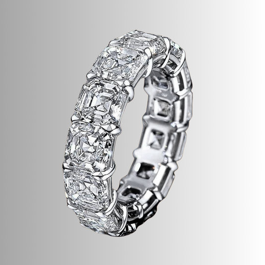 Eternity con Zirconi AAA Taglio Asscher