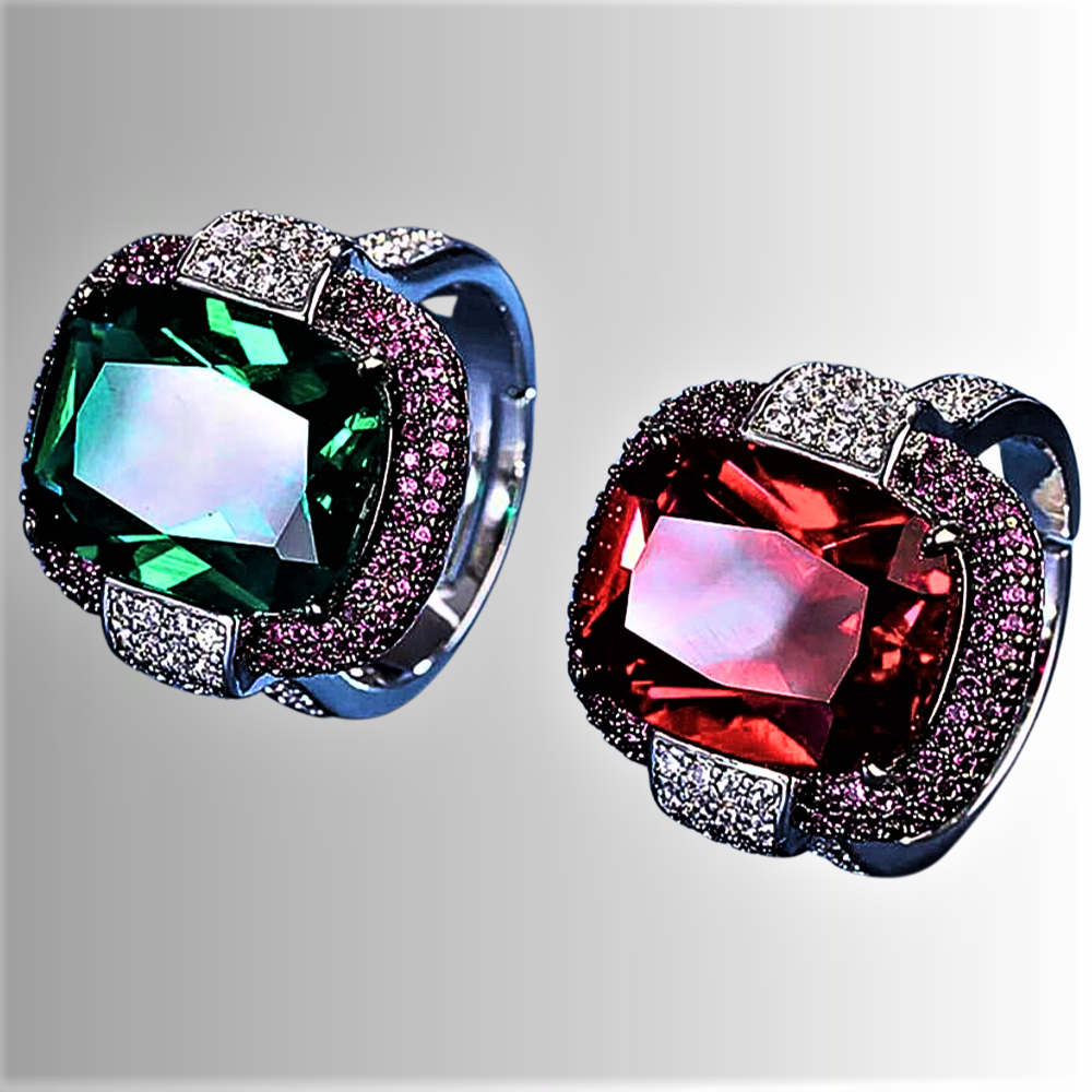 Anello "Cuscino Incantato"  Esplosione di Colori
