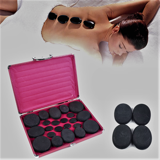 Set Massaggio con Pietre con valigetta Riscaldante