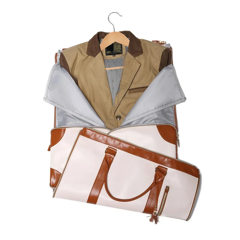 75L Large Capacity PU Foldable Travel Bag Lightweight Traveling Duffel Bag for Women Men Tote Bag Carry On Luggage Bag