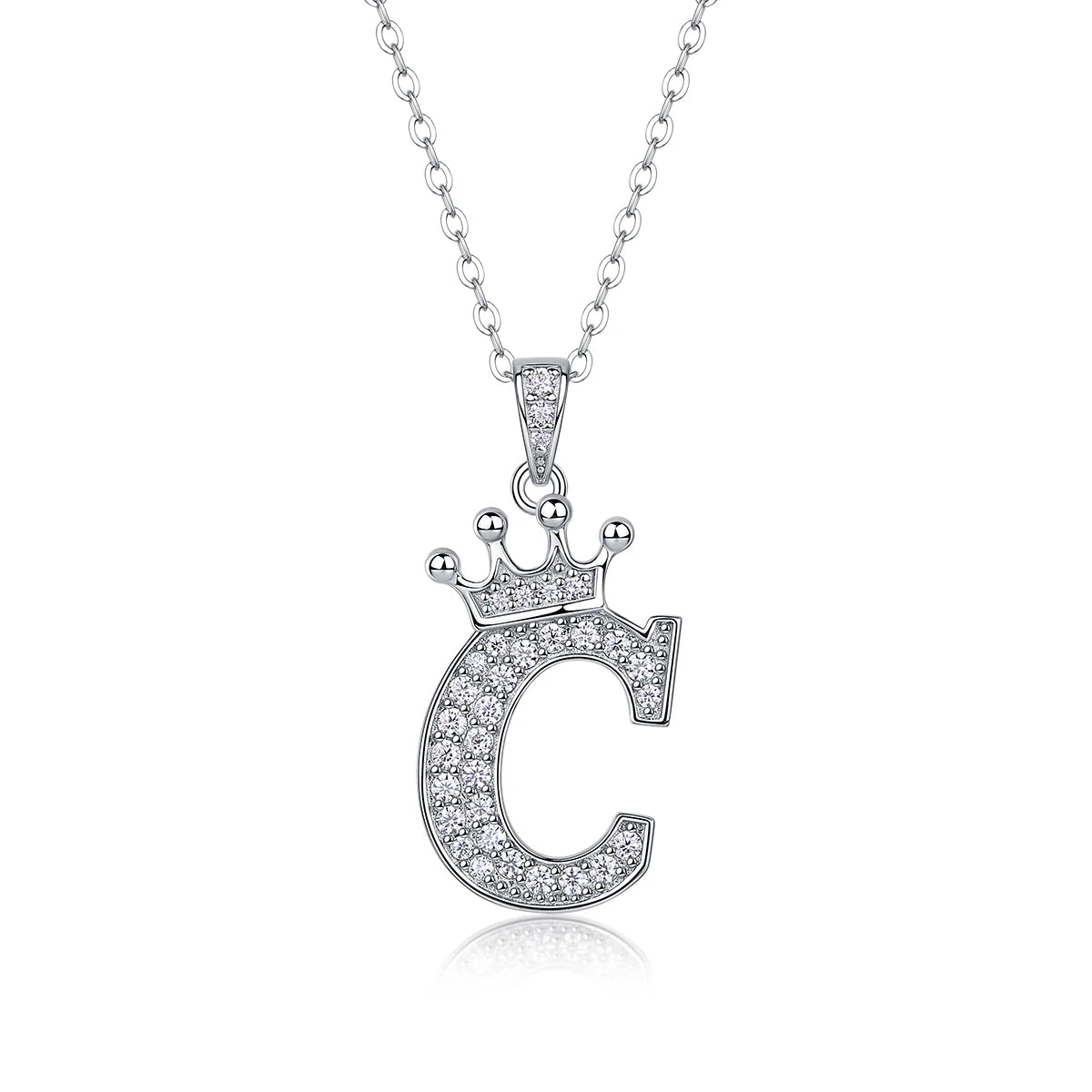 Collana con Iniziali in Moissanite