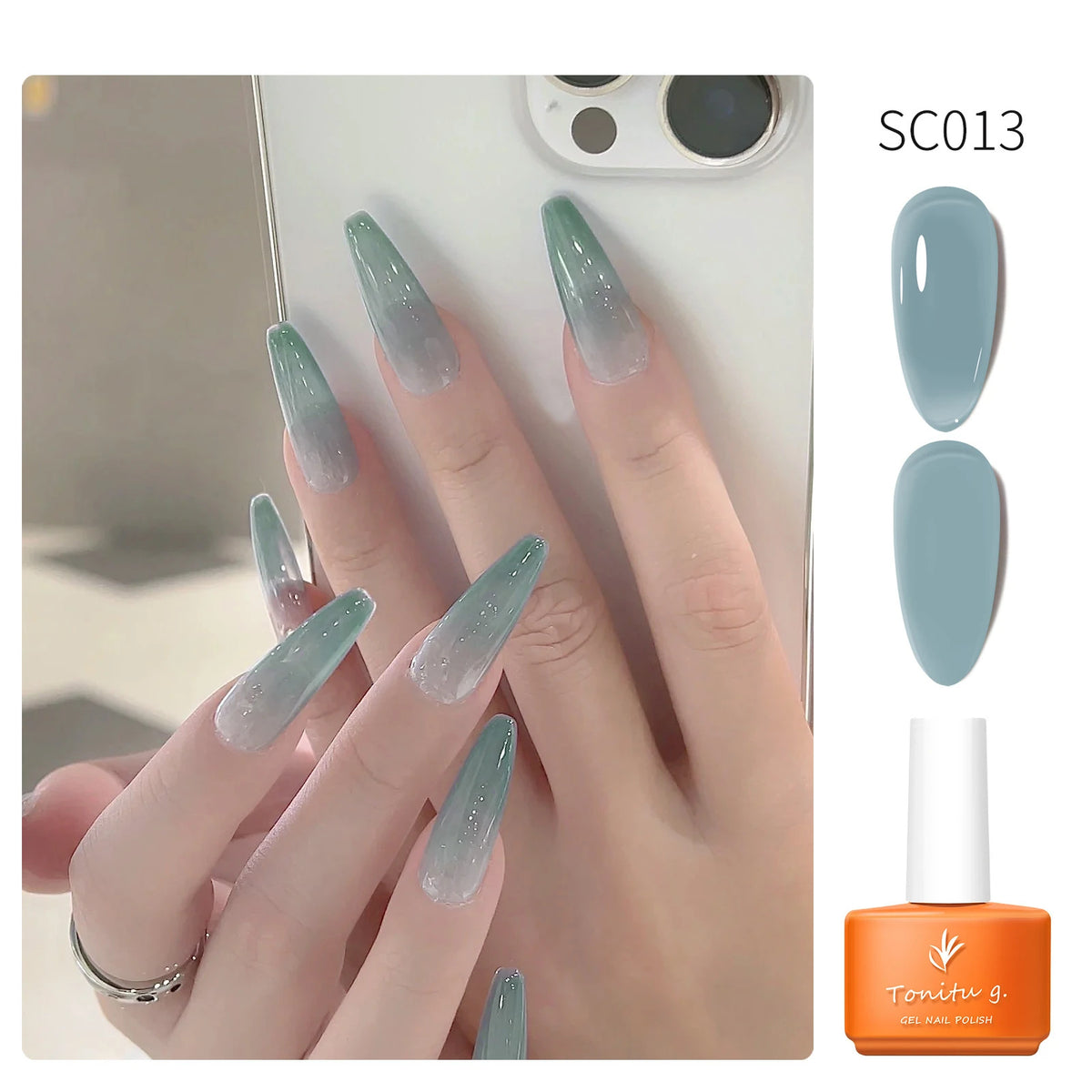 Tonitu G 7ml Semi-permanent Jelly Gel Nail Polish 59 Colors Natural Transparent  Summer Nails Art Soak Off  UV LED Gel  Varnish