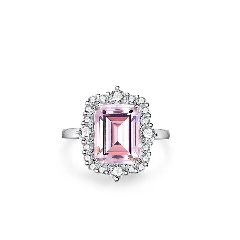 Collezione di Anelli con Zaffiri Rosa creati in Laboratorio