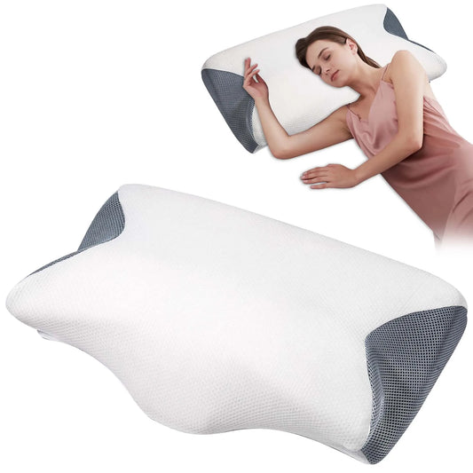 1 pcs Memory Foam Bed Orthopedic Pillow Neck Protection Slow Rebound Memory Pillow Butterfly Shaped Health Cervical Neck