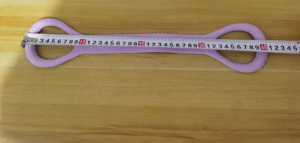 Figure 8 Fitness Elastic Band with Handles Arm Back Training Elastic Ropes for Physical Therapy Yoga Pilates Stretching