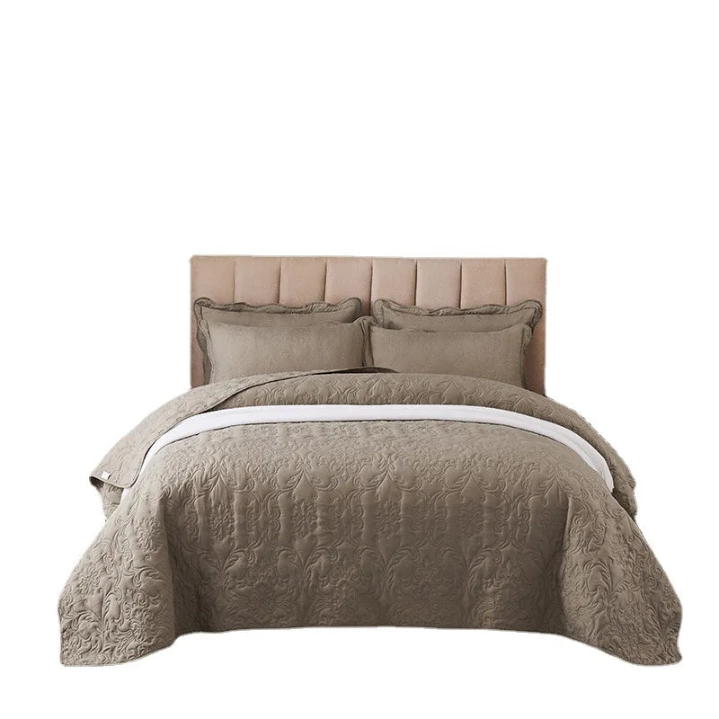 Summer Ultrasound Double King Queen Size Bedspreads Machine Washable Bed Cover Summer Soft Skin-friendly Blankets and Bedspreads