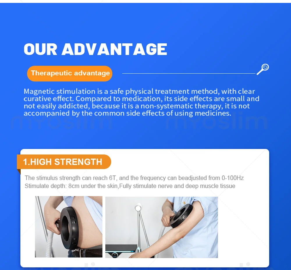 Portable Emtt Physio Magneto Therapy Magnetoterapia Pain Relief PEMF Sports Injury Therapy Magnetotherapy Physiotherapy Machine