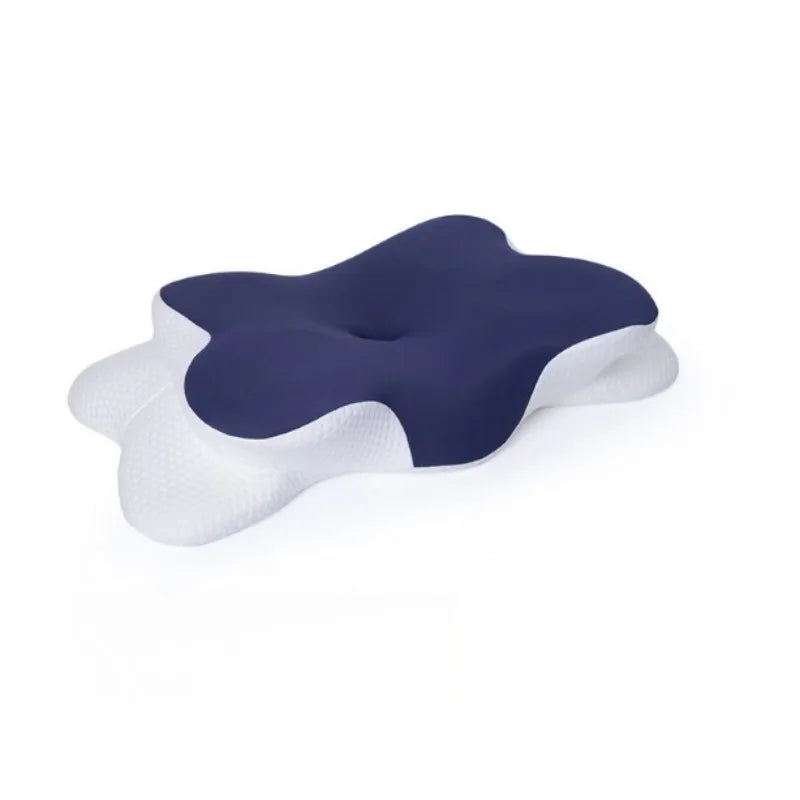1pcs Ergonomic Memory Foam Cervical Pillow for Neck Pain Relief - Contoured Support Orthopedic Sleeping Pillow