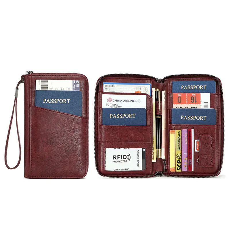 Porta Passaporto con Tecnologia RFID